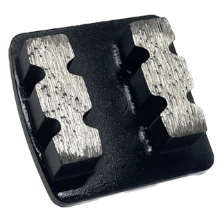 OEM приветствует Custom Grit Double Bar Diamond Black Block Block для бетонной шлифовальной машины Husqvarna