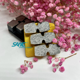 Redi Lock Diamond Grinting Shoes с тремя сегментными алмазными инструментами для бетонных измельчителей